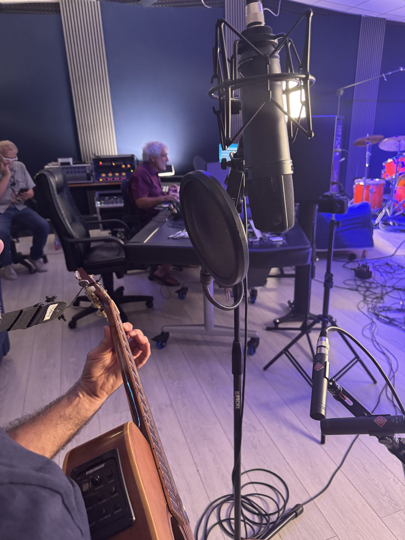 Neumann U87 in sessione