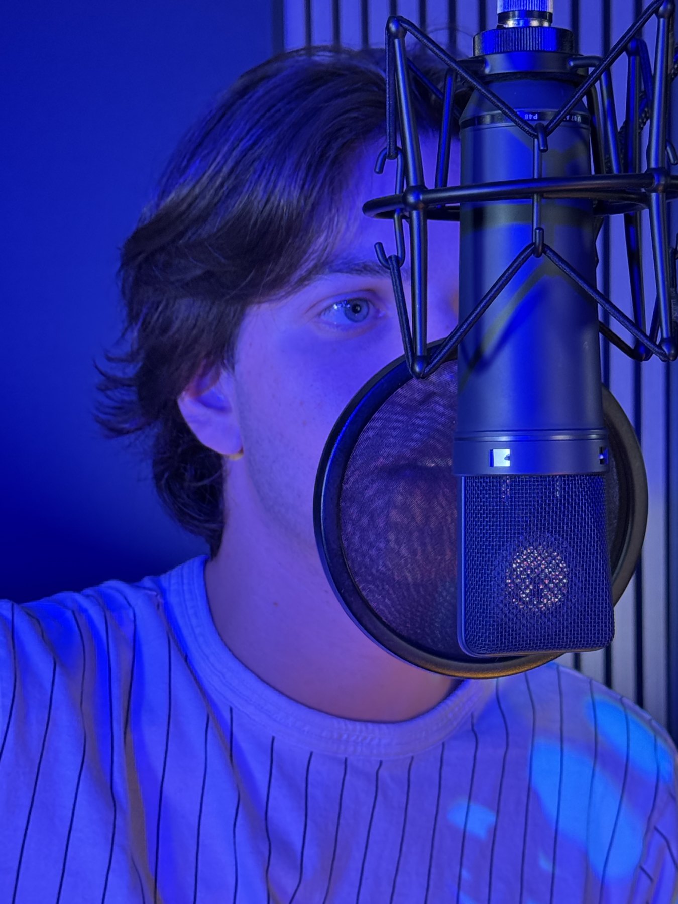 Sessione vocale con Neumann U87